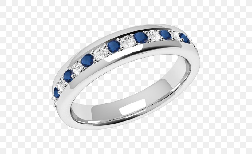 Sapphire Diamond Wedding Ring Blue, PNG, 500x500px, Sapphire, Blue, Body Jewelry, Brilliant, Cut Download Free