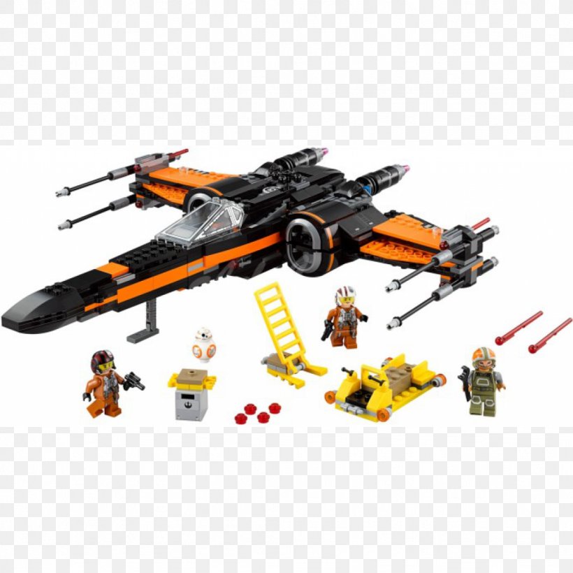 Poe Dameron X-wing Starfighter LEGO 75102 Star Wars Poe's X-Wing Fighter Anakin Skywalker, PNG, 1024x1024px, Poe Dameron, Anakin Skywalker, First Order, Jedi Starfighter, Lego Download Free