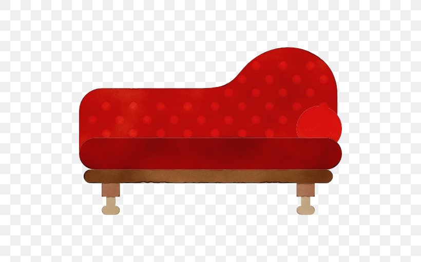 Red Furniture Chaise Longue, PNG, 512x512px, Watercolor, Chaise Longue, Furniture, Paint, Red Download Free