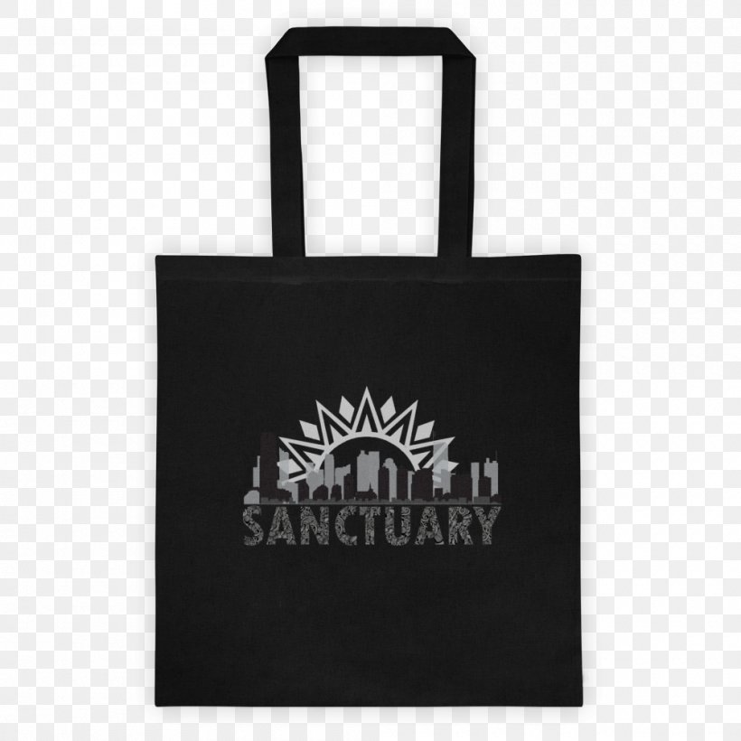 Tote Bag T-shirt Shopping Cotton, PNG, 1000x1000px, Tote Bag, Bag, Beanie, Black, Brand Download Free