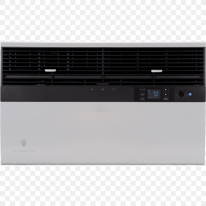 Window Friedrich Air Conditioning British Thermal Unit Seasonal Energy Efficiency Ratio, PNG, 1200x1200px, Window, Air Conditioning, Audio Receiver, British Thermal Unit, Dehumidifier Download Free