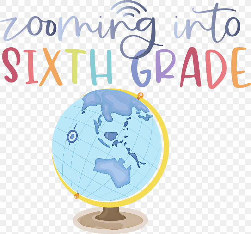 Back To School Sixth Grade, PNG, 3000x2804px, Back To School, Behavior, Geometry, Globe, Human Download Free