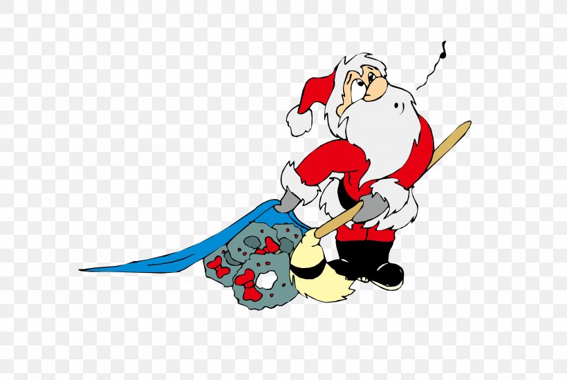 Ded Moroz Santa Claus Christmas, PNG, 3809x2557px, Ded Moroz, Albom, Art, Bird, Cartoon Download Free