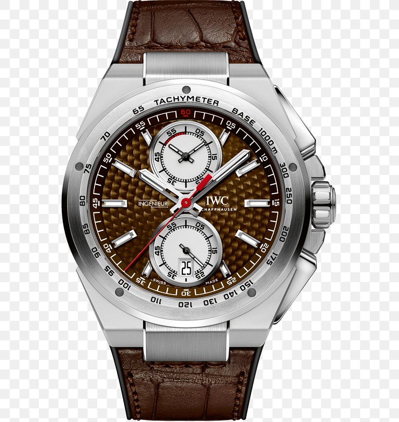 International Watch Company Chronograph Automatic Watch Strap, PNG, 568x868px, International Watch Company, Automatic Watch, Brand, Brown, Buckle Download Free