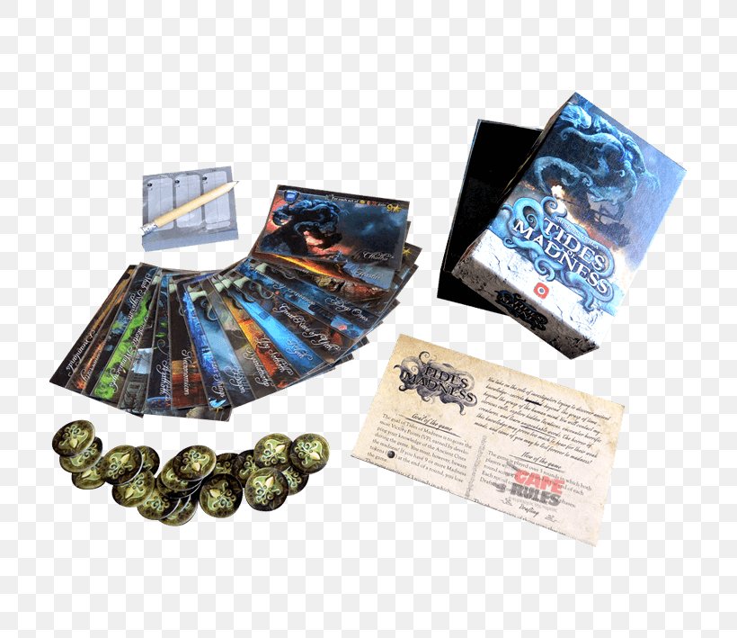 Portal Games Tides Of Madness Board Game Wydawnictwo Portal Card Game, PNG, 709x709px, Game, Board Game, Card Game, English, Plastic Download Free
