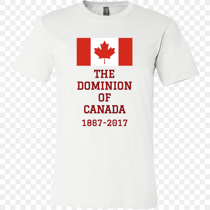 T-shirt Canada Logo Sleeve Font, PNG, 1000x1000px, Tshirt, Active Shirt, Brand, Canada, Clothing Download Free