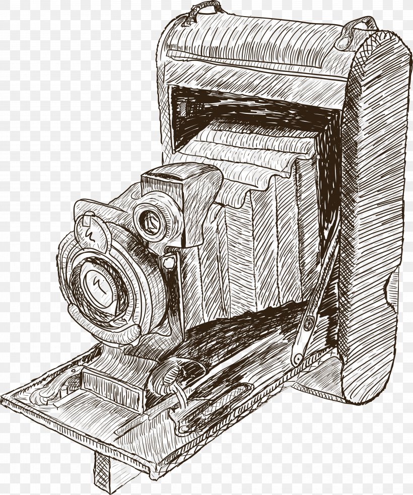 Camera Drawing Clip Art, PNG, 3609x4329px, Camera, Black And White, Drawing, Movie Camera, Photography Download Free