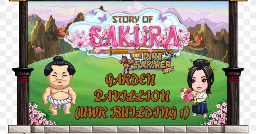 FarmVille Izanagi Cherry Blossom Izanami, PNG, 914x480px, Farmville, Advertising, Banner, Building, Cartoon Download Free