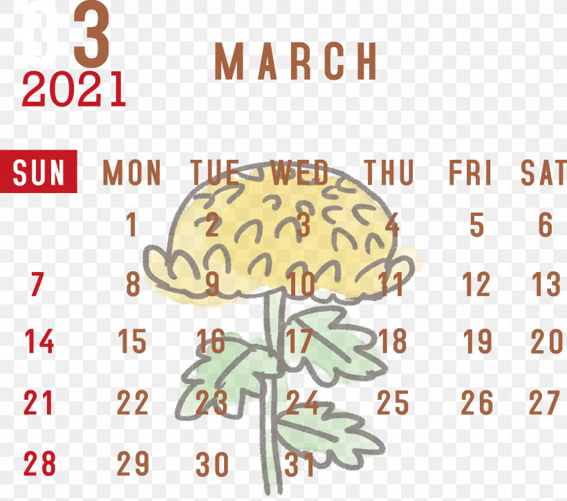 March 2021 Printable Calendar March 2021 Calendar 2021 Calendar, PNG, 3000x2652px, 2021 Calendar, March 2021 Printable Calendar, April, Calendar System, Line Download Free