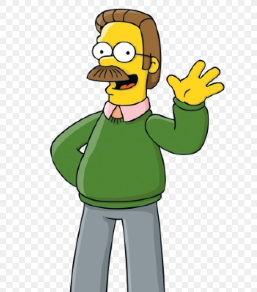 Ned Flanders Mr. Burns Mona Simpson Homer Simpson Edna Krabappel, PNG, 700x933px, Ned Flanders, Beak, Bird, Cartoon, Character Download Free