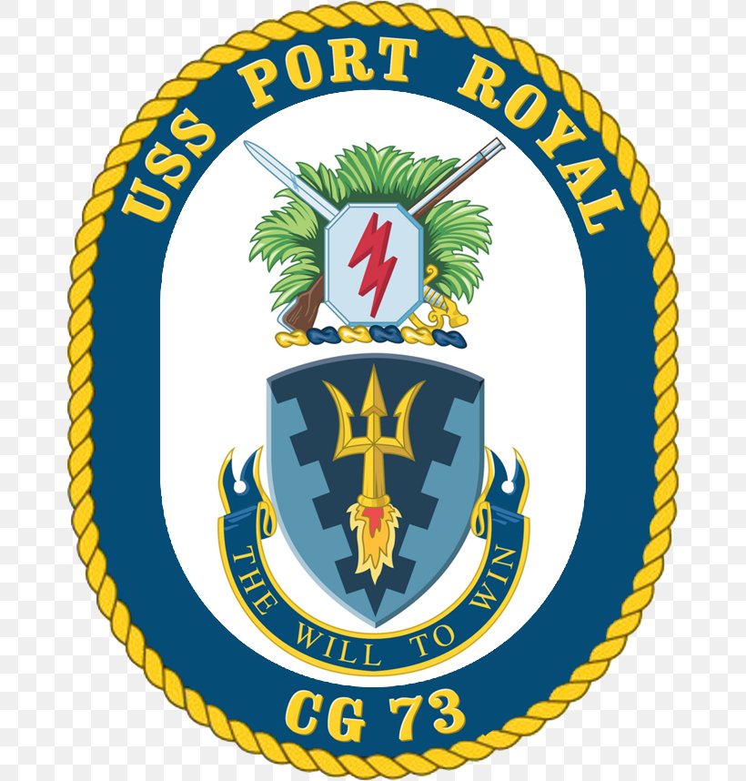 USS Port Royal (CG-73) United States Navy Ticonderoga-class Cruiser, PNG, 674x858px, United States, Area, Badge, Crest, Cruiser Download Free
