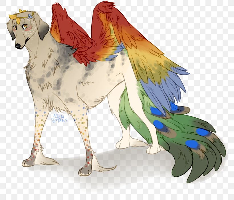 Dog Rooster Chicken Legendary Creature, PNG, 800x700px, Dog, Art, Beak, Bird, Canidae Download Free