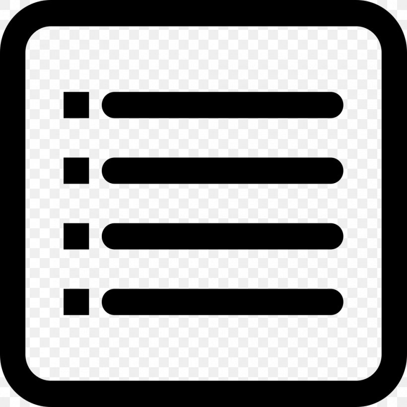 Rectangle Symbol Area, PNG, 980x980px, Hamburger Button, Area, Black And White, Computer Program, Directory Download Free
