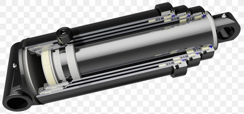 Hydraulic Cylinder Pneumatic Cylinder Telescopic Cylinder Hydraulics, PNG, 1361x640px, Hydraulic Cylinder, Auto Part, Automotive Exterior, Cylinder, Directional Control Valve Download Free