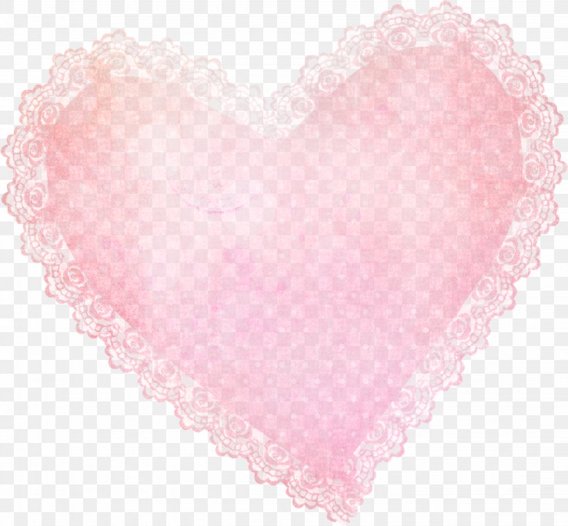 Pink Heart Icon, PNG, 2673x2478px, Pink, Color, Green, Heart, Lace Download Free
