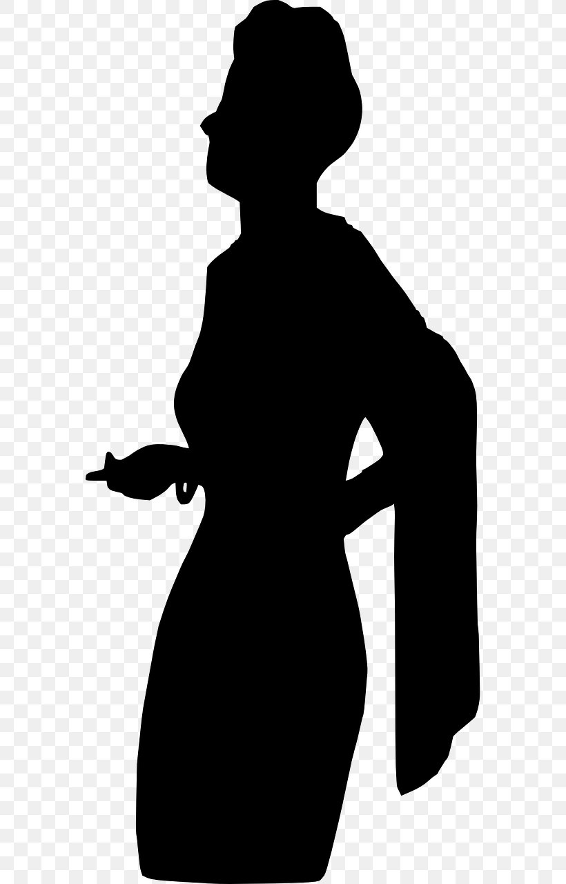 Silhouette Photography Female, PNG, 640x1280px, Silhouette, Black, Black And White, Child, Female Download Free