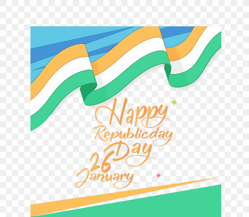 Turquoise Aqua Text Teal Line, PNG, 3000x2616px, 26 January, Happy India Republic Day, Aqua, India Republic Day, Line Download Free