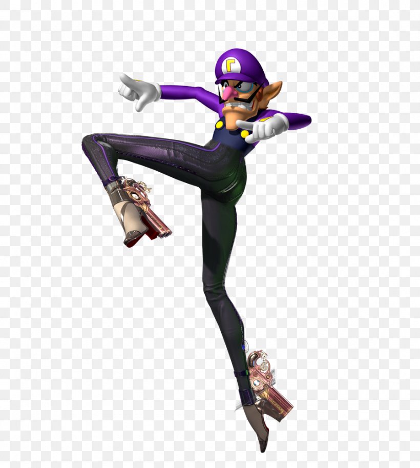 Waluigi Bayonetta Super Mario Kart Video Games Super Smash Bros., PNG, 898x1000px, Watercolor, Cartoon, Flower, Frame, Heart Download Free