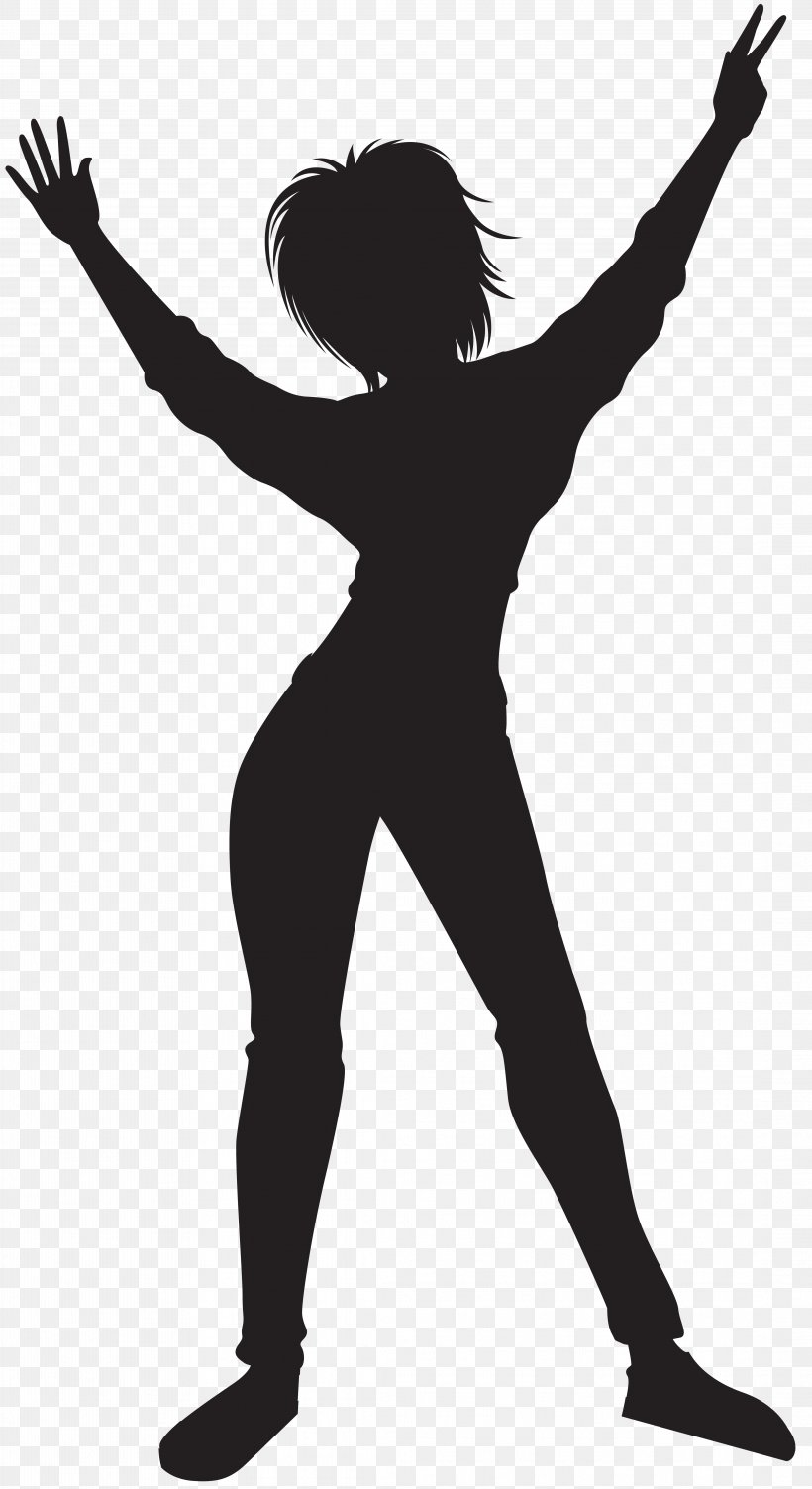 Dance Art Silhouette Clip Art, PNG, 4364x8000px, Dance, Arm, Art, Black And White, Dancer Download Free