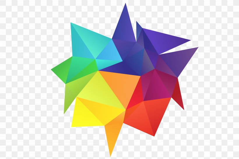 Graphic Design, PNG, 5000x3333px, Art, Art Paper, Origami, Symmetry, Triangle Download Free