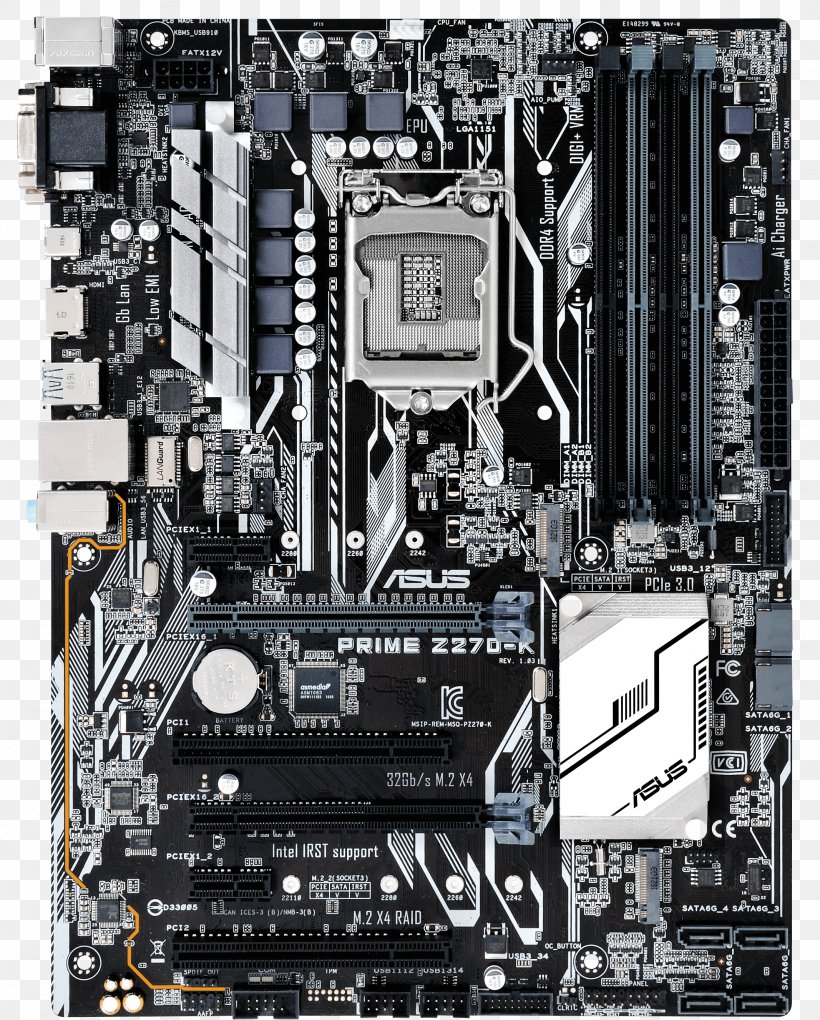 Kaby Lake LGA 1151 ATX Motherboard PCI Express, PNG, 2134x2656px, Kaby Lake, Asus, Atx, Computer, Computer Accessory Download Free