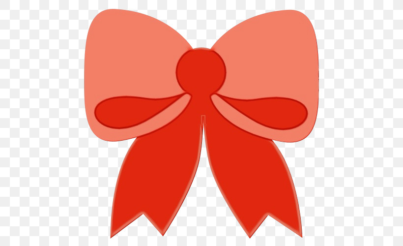 Red Ribbon Material Property Petal Logo, PNG, 500x500px, Watercolor, Logo, Material Property, Paint, Petal Download Free