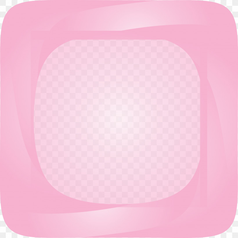 Square Frame, PNG, 3000x2999px, Square Frame, Circle, Dishware, Magenta, Pink Download Free