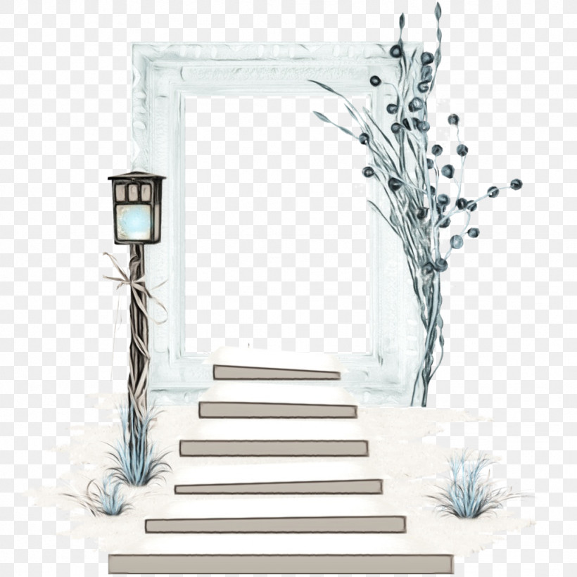 Stairs Tree Architecture Arch Plant, PNG, 1024x1024px, Watercolor, Arch, Architecture, Paint, Plant Download Free