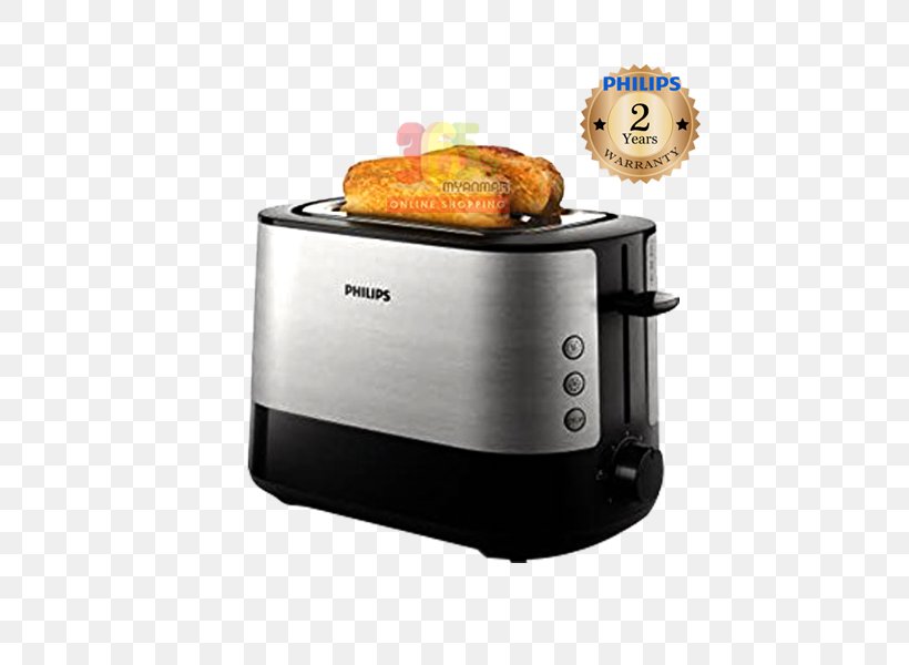 Toaster Philips QC5580 Grille-pain Viva Collection Philips HD2692/90 Philips HD2628, PNG, 600x600px, Toaster, Bun, Contact Grill, Home Appliance, Philips Download Free