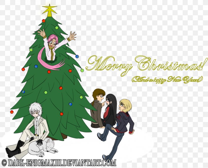 Christmas Tree DeviantArt Christmas Ornament, PNG, 995x803px, Christmas Tree, Art, Artist, Cartoon, Character Download Free