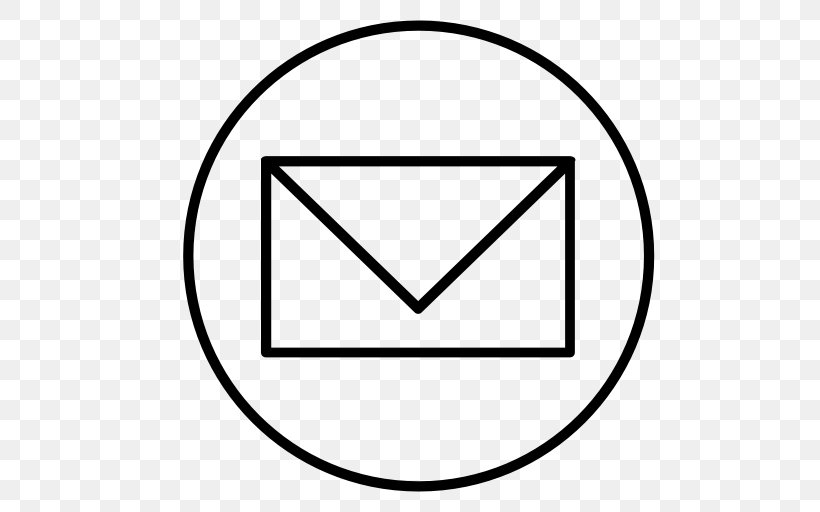 Email Message Icon Design, PNG, 512x512px, Email, Area, Black, Black And White, Communication Download Free