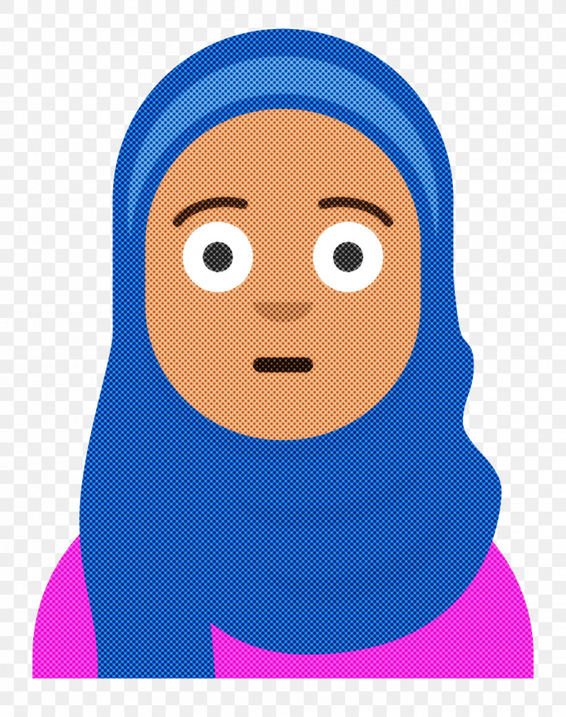 Hijab Avatar, PNG, 1975x2500px, Smile, Avatar, Drawing, Emoji, Emoticon Download Free