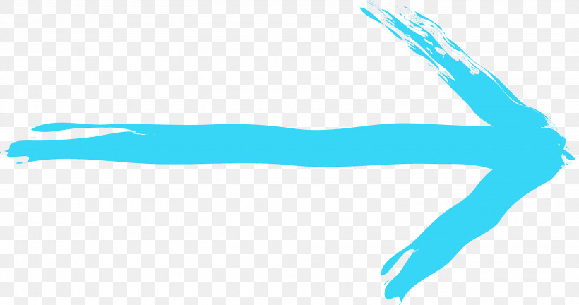 Turquoise Aqua Teal Line Hand, PNG, 3000x1583px, Brush Arrow, Aqua, Electric Blue, Hand, Line Download Free