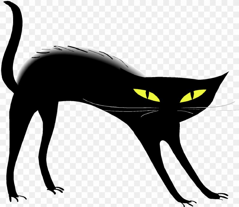 Black Cat Friday The 13th Kitten Clip Art, PNG, 1680x1458px, Cat, Black, Black And White, Black Cat, Carnivoran Download Free
