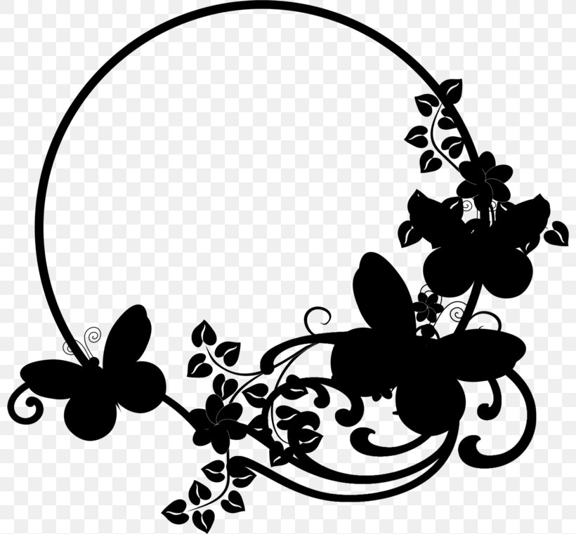 Clip Art Black & White, PNG, 800x761px, Black White M, Blackandwhite, Butterfly, Flower, Insect Download Free