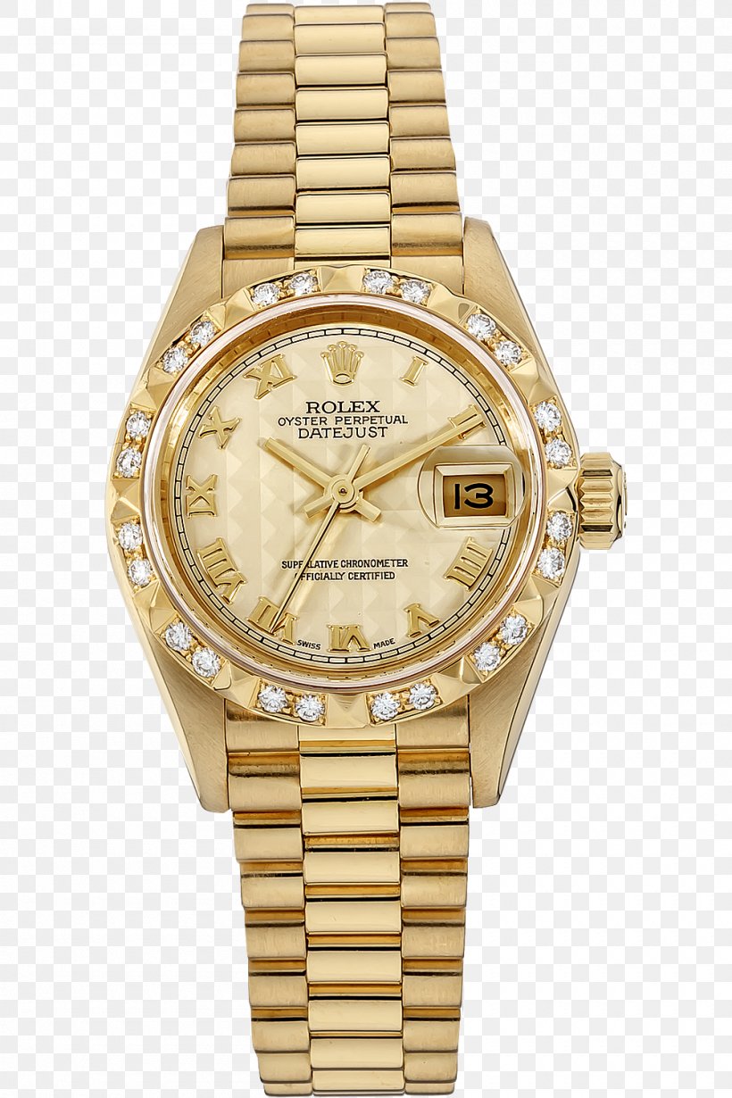 Rolex Datejust Automatic Watch Rolex Gold, PNG, 1000x1500px, Rolex Datejust, Automatic Watch, Beige, Chronometer Watch, Colored Gold Download Free