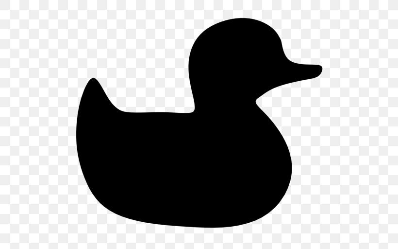 Clip Art Silhouette Neck Beak, PNG, 512x512px, Silhouette, Beak, Bird, Blackandwhite, Duck Download Free