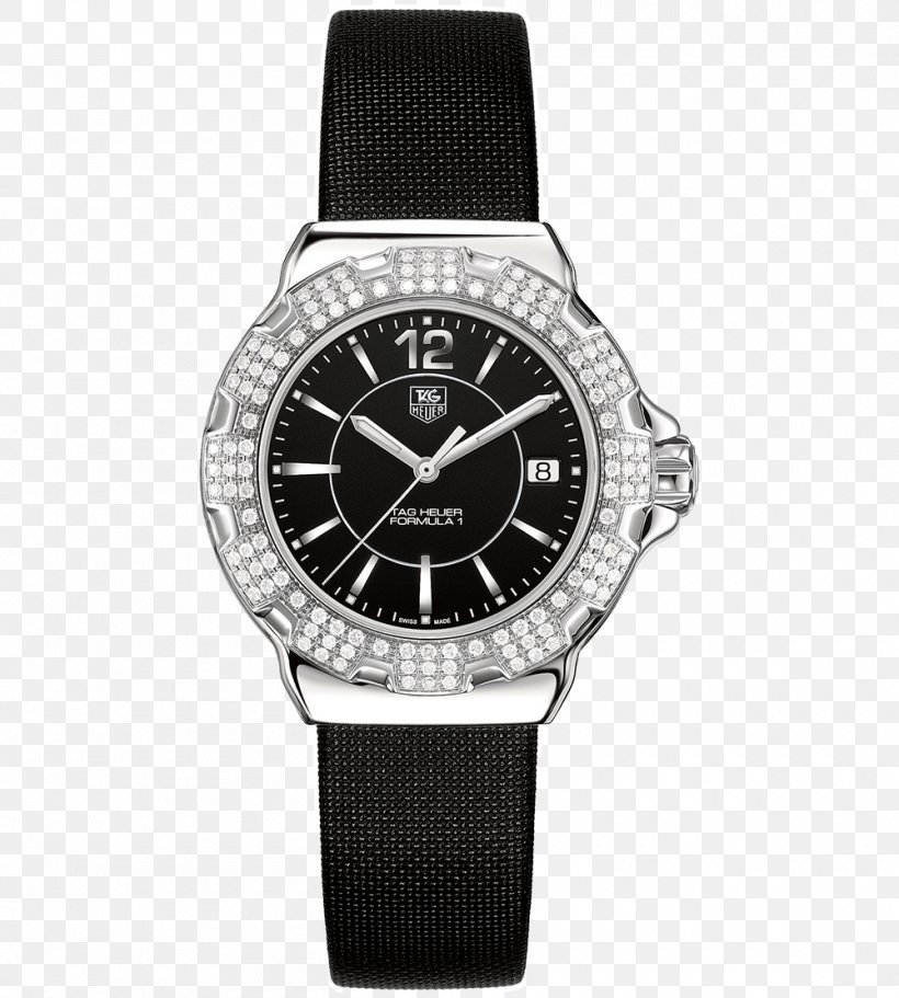 Formula One TAG Heuer Watch Diamond Quartz Clock, PNG, 1000x1111px, Formula One, Automatic Watch, Bezel, Black, Brand Download Free