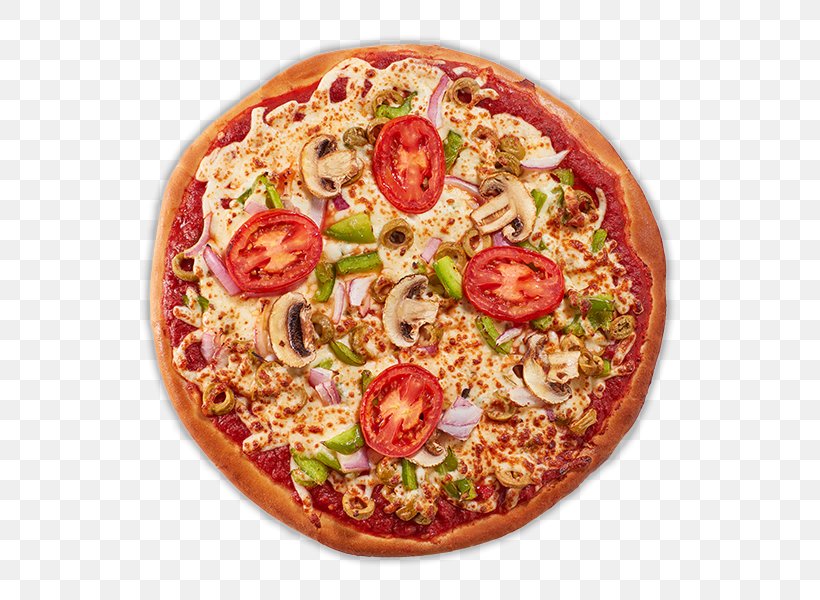 California-style Pizza Sicilian Pizza Vegetarian Cuisine Pepperoni, PNG, 600x600px, Californiastyle Pizza, American Food, Bell Pepper, California Style Pizza, Cheese Download Free