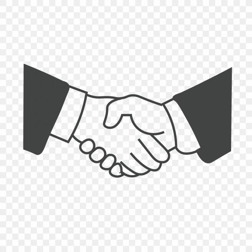 Handshake Clip Art, PNG, 1000x1000px, Handshake, Arm, Black, Black And White, Brand Download Free