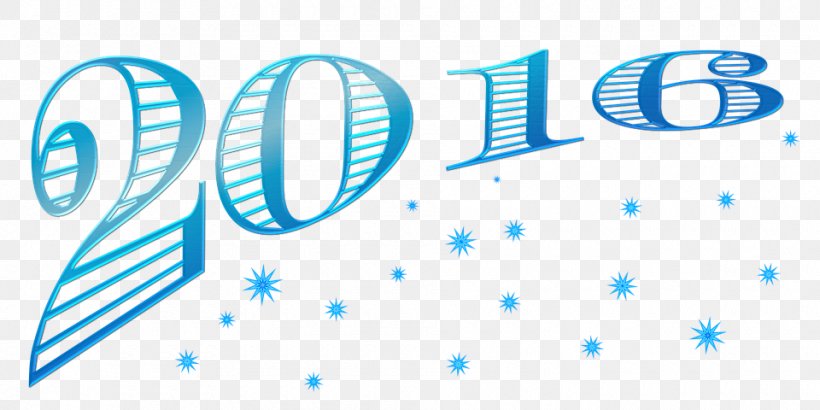 New Year 0 Graphic Design Clip Art, PNG, 960x480px, 2016, New Year, Area, Blue, Brand Download Free