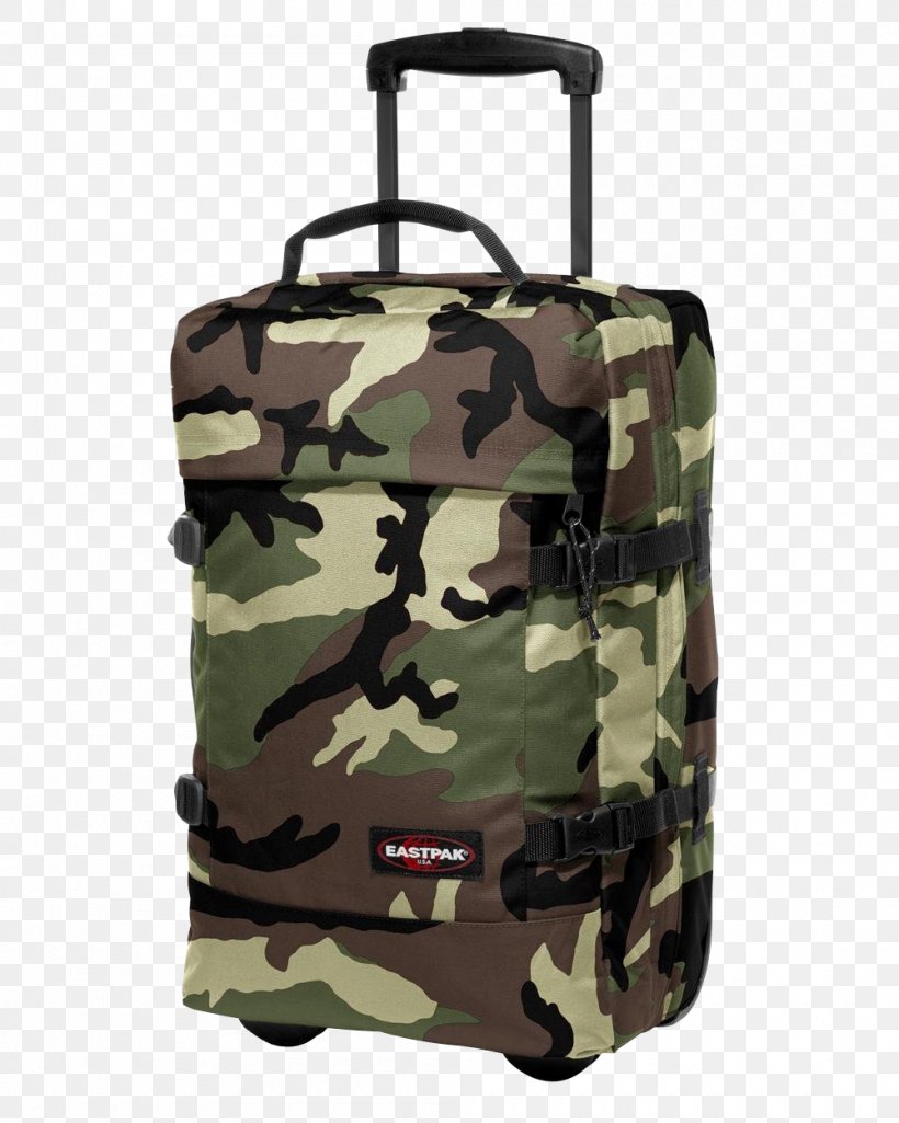 Backpack Trolley Eastpak Suitcase Baggage, PNG, 1000x1250px, Backpack, Bag, Baggage, Camouflage, Clothing Download Free