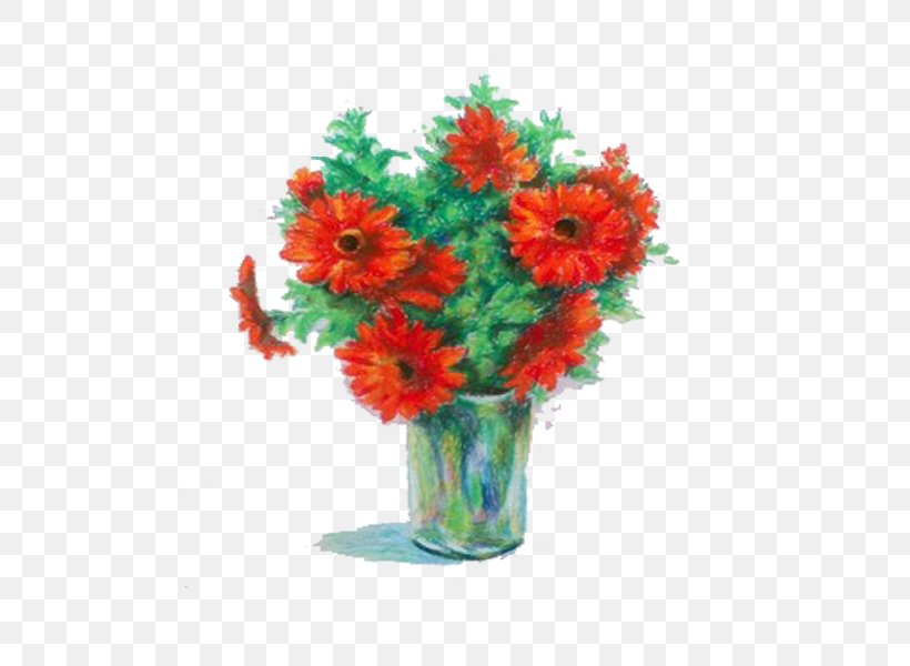Painting Cut Flowers Flower Bouquet Vase, PNG, 500x600px, Painting, Artificial Flower, Child, Chrysanthemum, Chrysanths Download Free