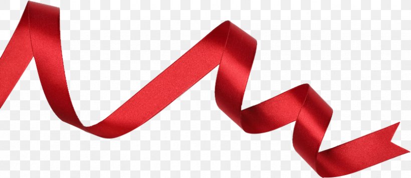 Red Ribbon Gift New Year Photography, PNG, 832x361px, Ribbon, Brand, Christmas, Gift, Holiday Download Free