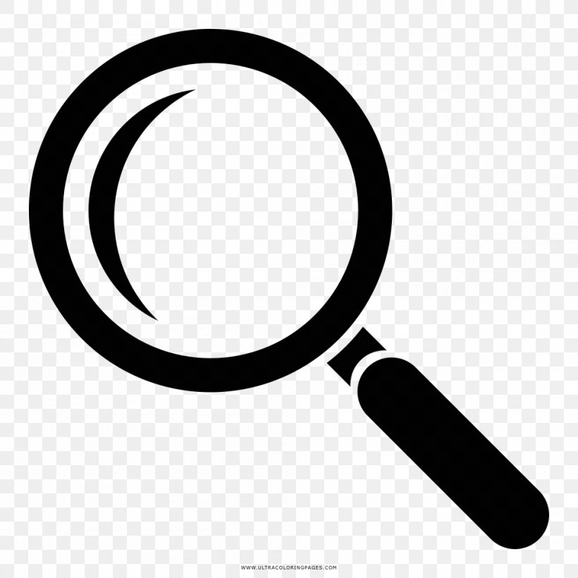 Magnifying Glass Drawing Above All Enterprises, Inc., PNG, 1000x1000px, Magnifying Glass, Black And White, Brand, Coloring Book, Drawing Download Free