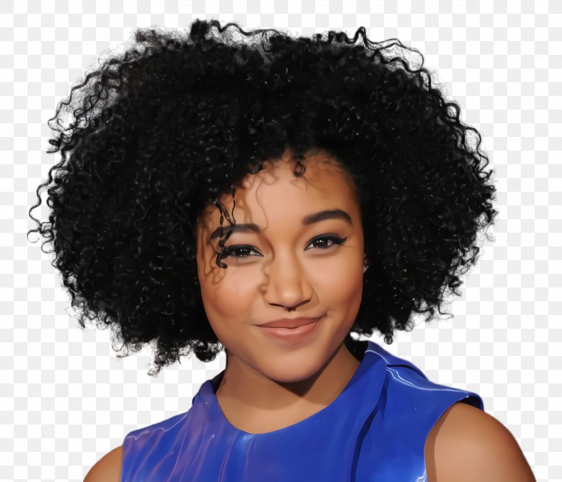 Hair Cartoon, PNG, 2156x1852px, Amandla Stenberg, Actor, African Americans, Afro, Angie Thomas Download Free