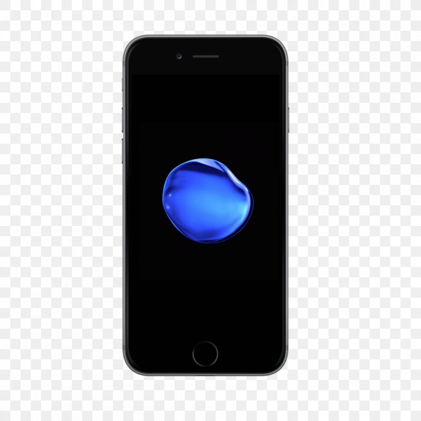 IPhone 7 Plus Telephone Smartphone Unlocked, PNG, 1000x1000px, Iphone 7 Plus, Apple, Black, Communication Device, Electric Blue Download Free