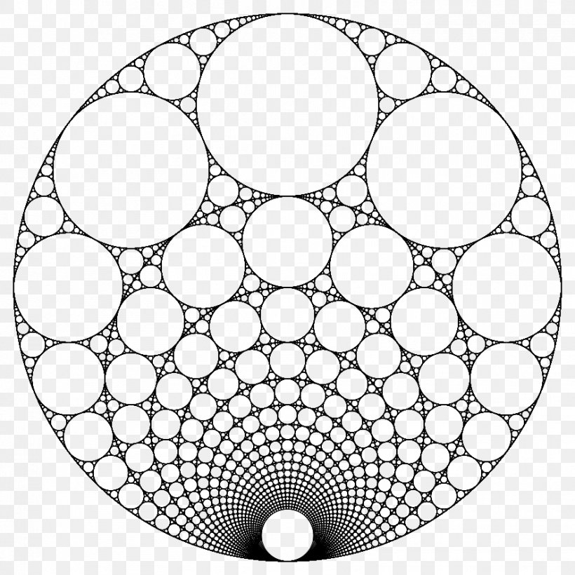 Apollonian Gasket Fractal Mathematics Circle Tangent, PNG, 888x888px, Apollonian Gasket, Apollonian Sphere Packing, Apollonius Of Perga, Area, Attractor Download Free