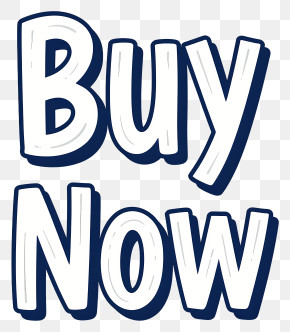 Bold 'Buy Now' Call-To-Action PNG
