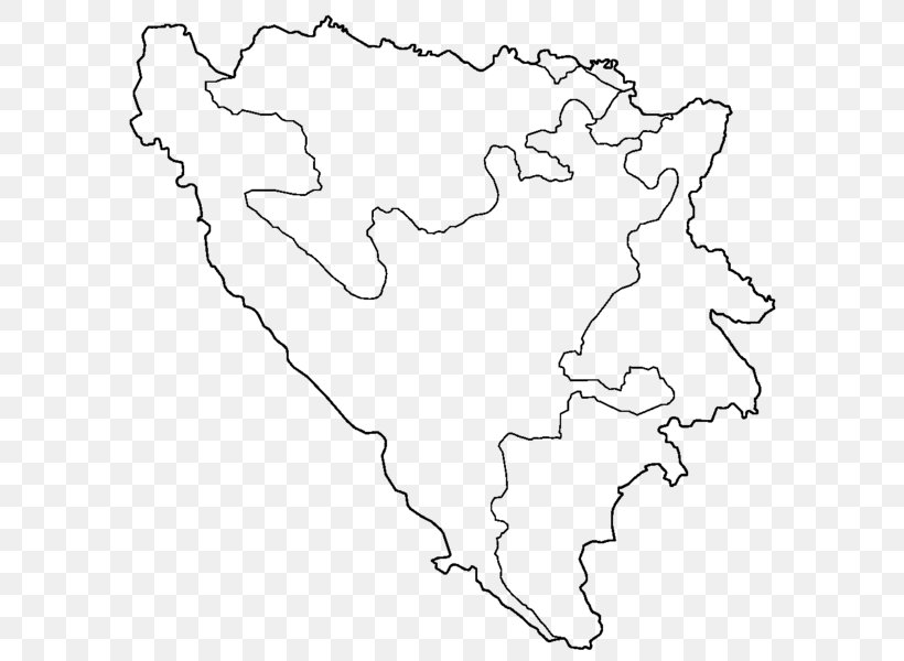 Federation Of Bosnia And Herzegovina Republika Srpska Blank Map, PNG, 603x600px, Republika Srpska, Administrative Division, Area, Atlas, Black And White Download Free